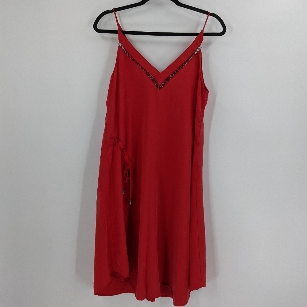 FREE PEOPLE Spaghetti Strap Split Dress